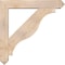 Ekena Millwork Funston Arts and Crafts Smooth Bracket w/ Offset Brace, Douglas Fir, 7 1/2"W x 44"D x 44"H BKT0806X44X44FST03SDF - alternate 3